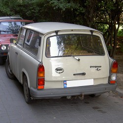 Naklejka na auto Trabi