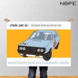 Plakat Polonez „Nasze zjazdy silne siłą dokonań i celów”