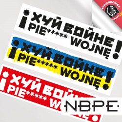 хуй войне - pie**** wojnę