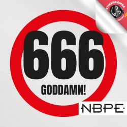 naklejka ogranicznie 666...