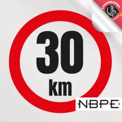 naklejka ogranicznie 30km